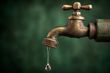 old water tap