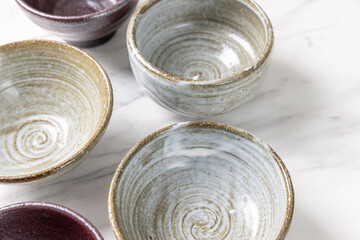 並べられたお茶碗