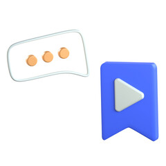 Shared Content 3D Icon Colorful Style