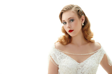 gentle bridal look