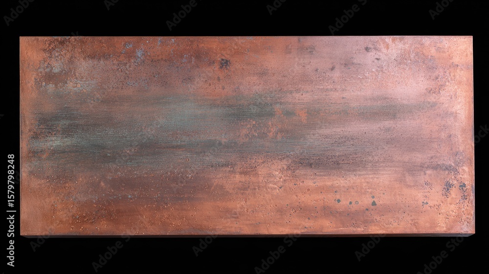 Poster abstract copper textured background with natural patina and color variation for creative projects an