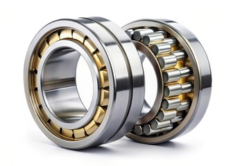 Detailed cylindrical roller bearing with outer race cutout