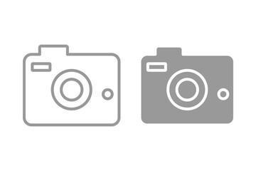 camera icon vector illustration on white background eps 10.