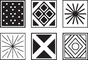 Geometric Abstract Patterns and Designs