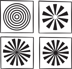 Radial Circle Patterns & Abstract Burst Designs for Modern Graphics

