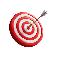 Red target with arrow in center (3)