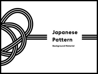 和風で幾何学的な線の背景素材