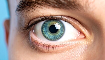 Close-up of a blue eye