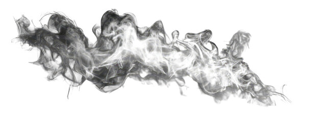 Abstract smoke plume