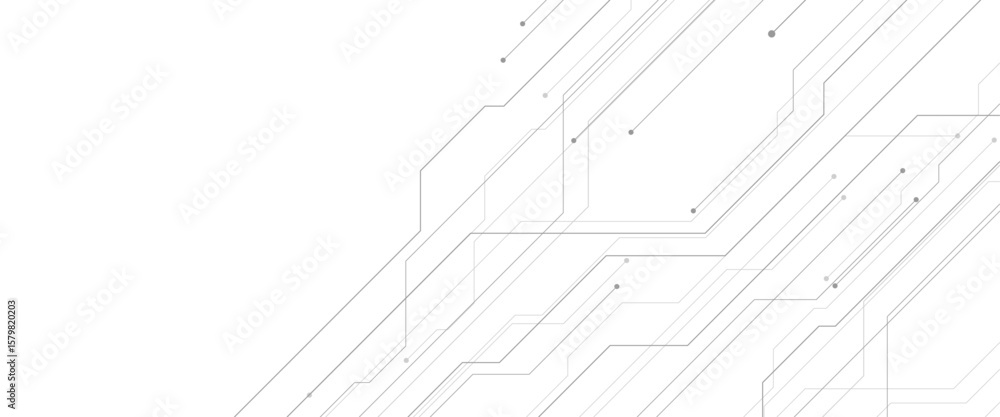Poster vector abstract digital technology with line digital technological for web banner background