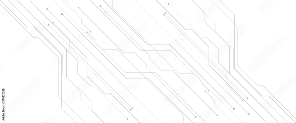 Poster vector abstract digital technology with line digital technological for web banner background