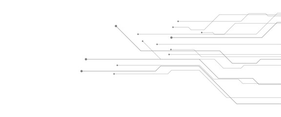 Vector abstract digital technology communication dots and lines background with social networking