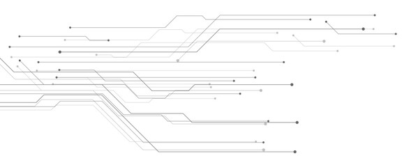Vector abstract digital technology communication dots and lines background with social networking