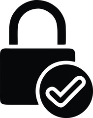 Security and privacy approved confirmation icon