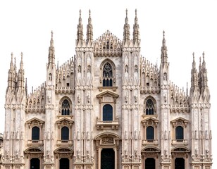 Fototapeta premium Facade of a grand European cathedral