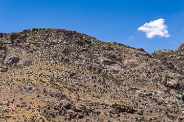 The rugged Catalina Mountains is a summer oasis for residents of the Sonoran Desert to escape the heat at 9000 feet above sea level