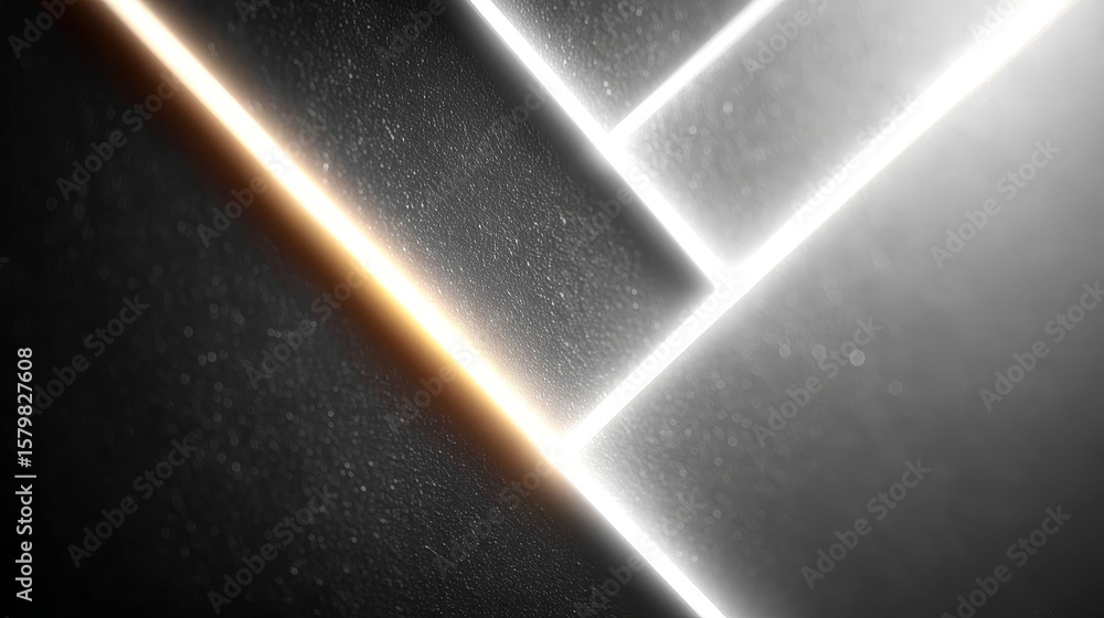 Aufkleber minimalist glowing white arrow rising diagonally on light grey background with soft lighting and neg