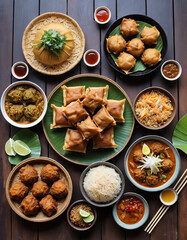 A Variety of Appetizing Dishes