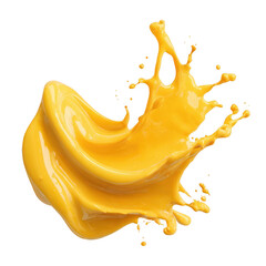 Orange liquid splash, dynamic, vibrant