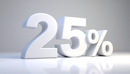 Smooth White 25 Percent with Silky Texture and Subtle Reflections