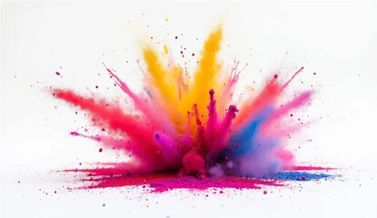 Colorful watercolor splash background with artistic paint textures and decorative patterns