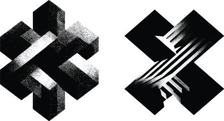 A_geometric_logo_design_that_uses_negative_space