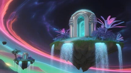 fireworks in the city