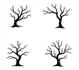 Dead Tree Silhouette Collection