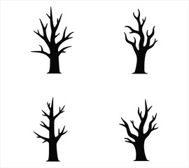 Fototapeta premium Spooky Dead Tree Silhouettes