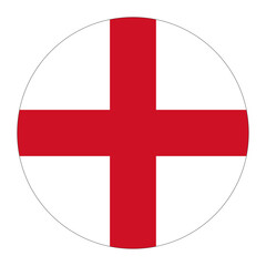 Circle England Flag Europe Country