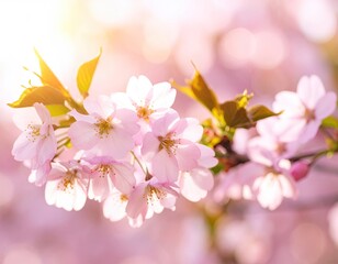 Obraz premium Spring blossoms in soft focus