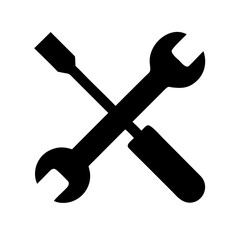 wrench and screwdriver icon