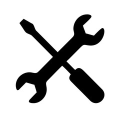 wrench and screwdriver icon