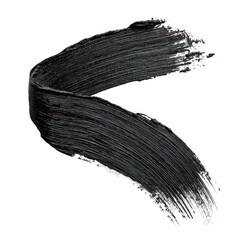 Dark smudged mascara swipe