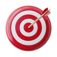 Red target with arrow in the center (2)