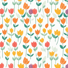 Plant leaves and flower textures, exquisite vector floral patterns.	