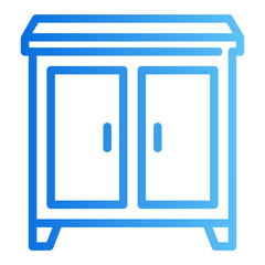 cabinet Gradient icon