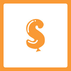 Small alphabet Balloon shapes s
