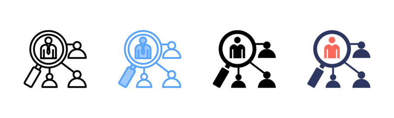 Vendor Selection icon sheet multiple style collection
