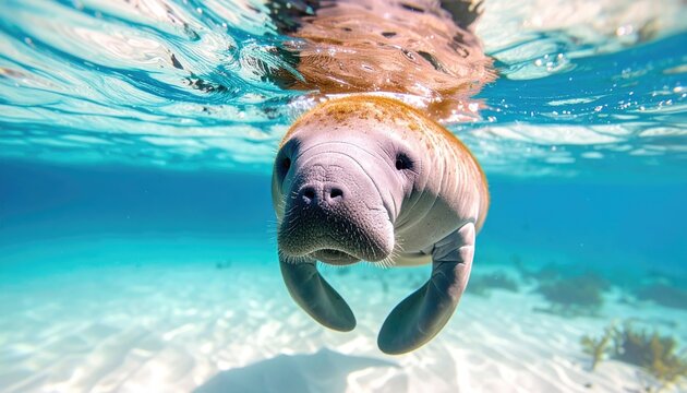 Underwater Manatee