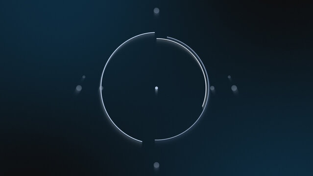 Elegant Minimal Logo Reveal with Circular Motion &ndash; Wide Format for Corporate Branding