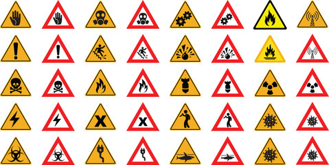 Hazard icons