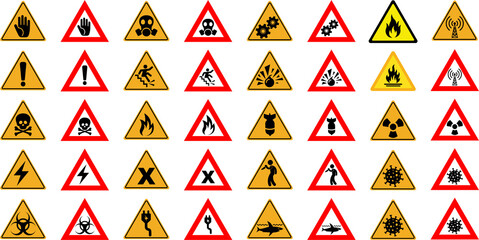 Hazard icons