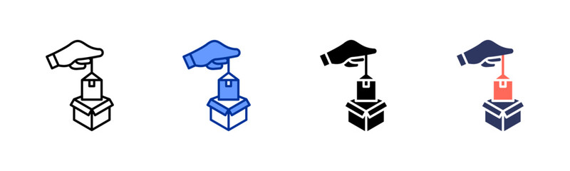 Picking icon sheet multiple style collection