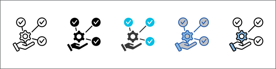 Amenities Icon Pack Multistyle Illustration
