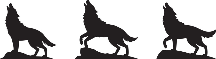 "Lone Howl: The Power of a Wolf Silhouette"
"Wild Spirit: Wolf in Shadow"
"Moonlit Predator: Silhouette of the Wild Wolf"