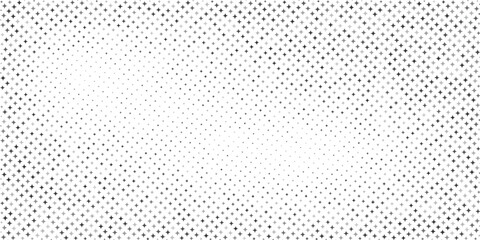 Modern dotted star halftone gradient texture.