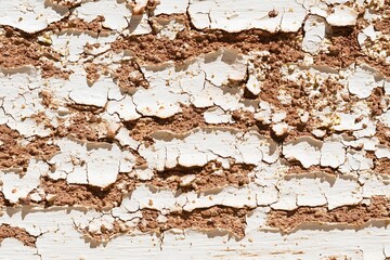 Naklejka premium Cracked paint surface with sandy texture