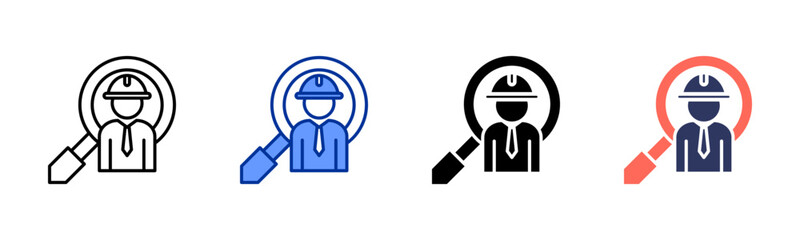 Human Resources icon sheet multiple style collection