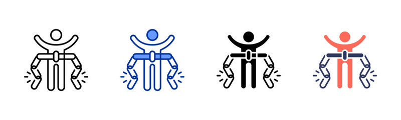 Independence icon sheet multiple style collection